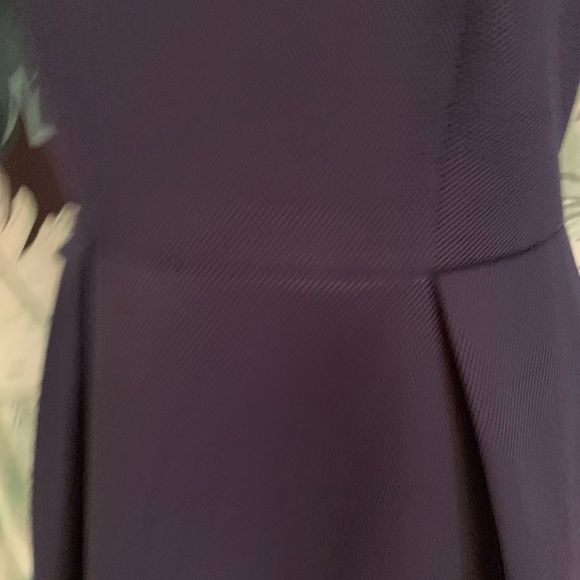 Navy sports mesh fit and flare dress - Picture 3 of 12